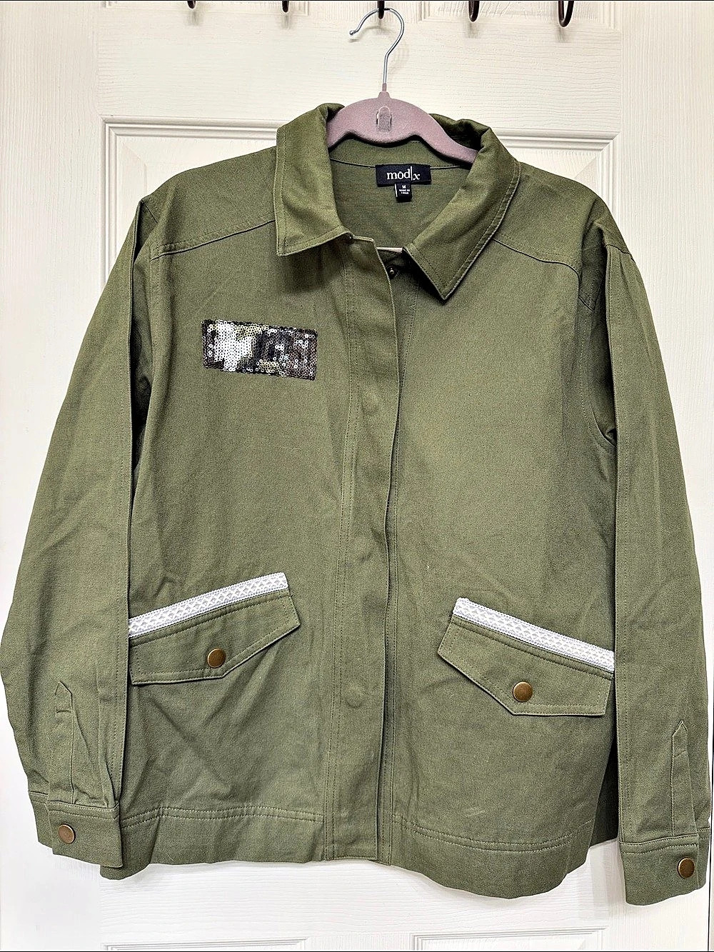 modx Women's Olive Camo Utility Jacket Size Medium